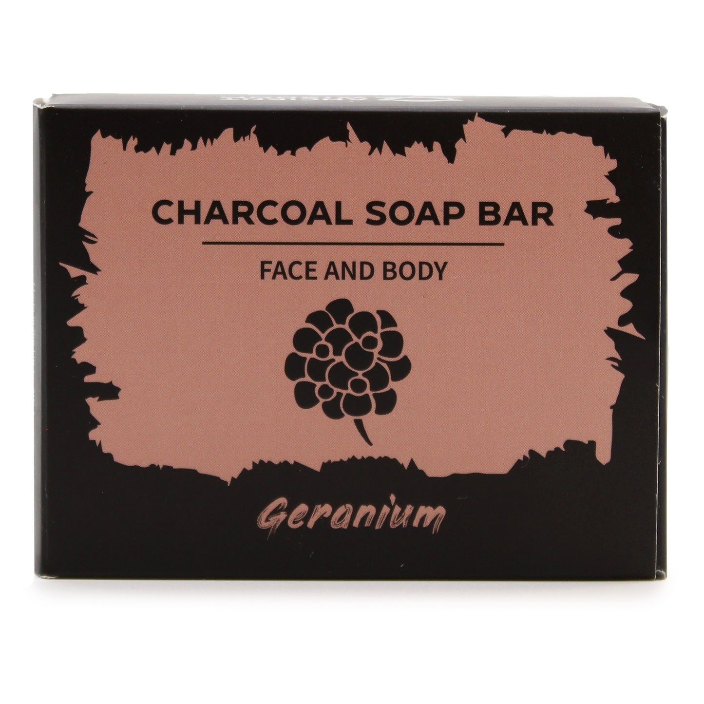 Savon au charbon de bois 85g - Géranium