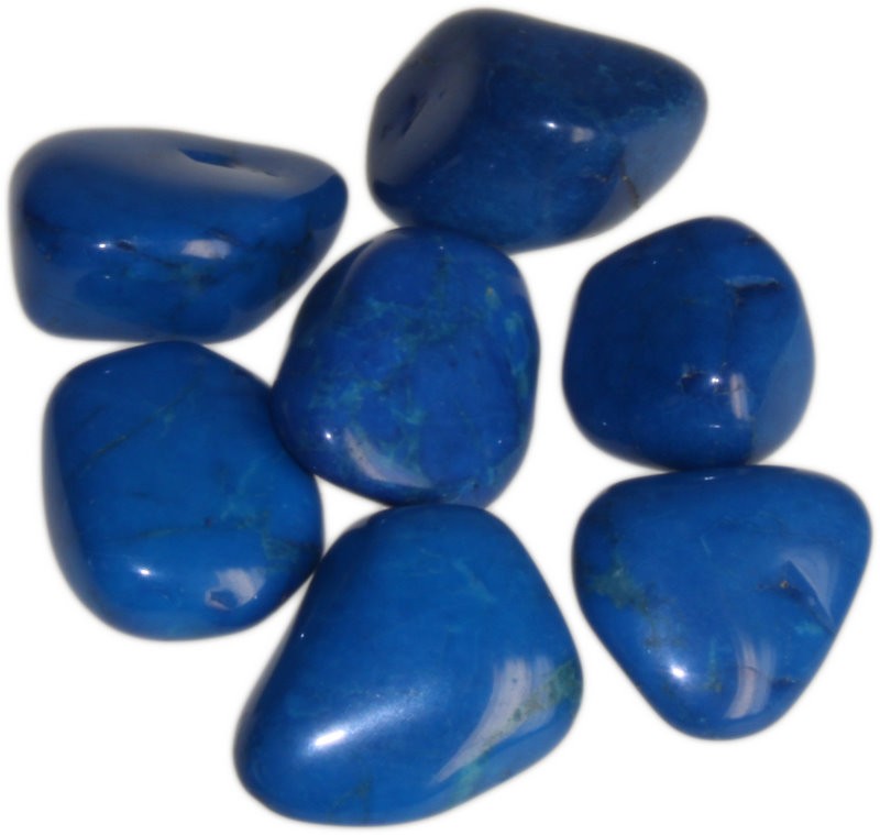 L Pierres Tombantes - Howlite Bleue