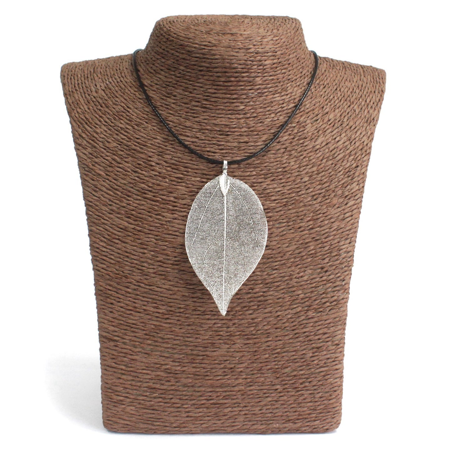 Collier - Feuille de bravoure - Argent