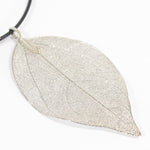 Collier - Feuille de bravoure - Argent