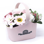 Petit panier de Bouquet - Rose Paisible