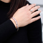 Bracelet argent et or - Chaîne simple unisexe