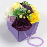 Bouquet de fleurs de savon - Jardin de fleurs violet