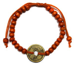 Bracelets Feng-Shui Bonne Chance - Orange